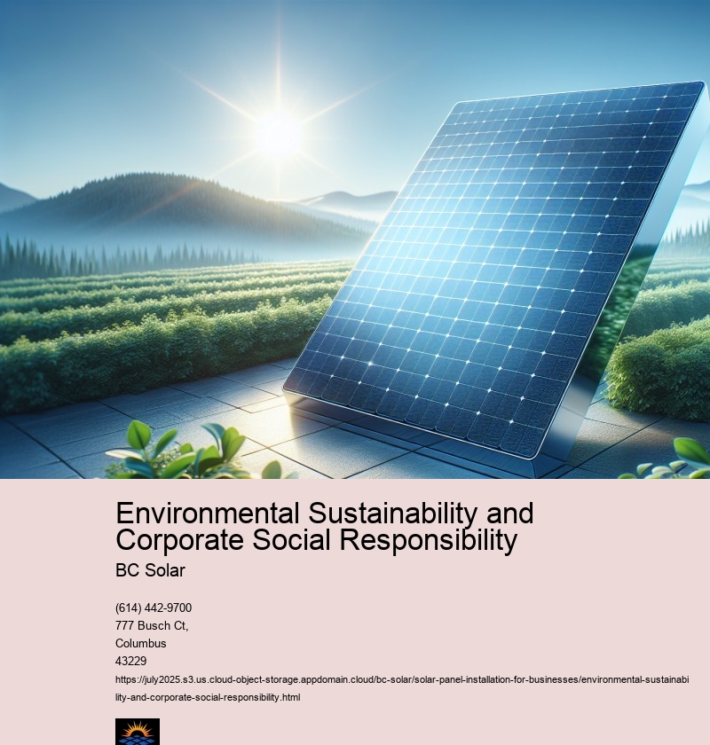 Environmental Sustainability and Corporate Social Responsibility