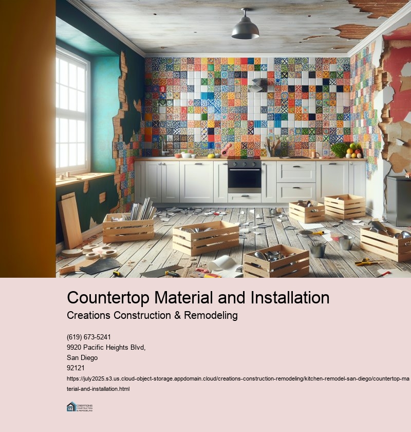Countertop Material and Installation