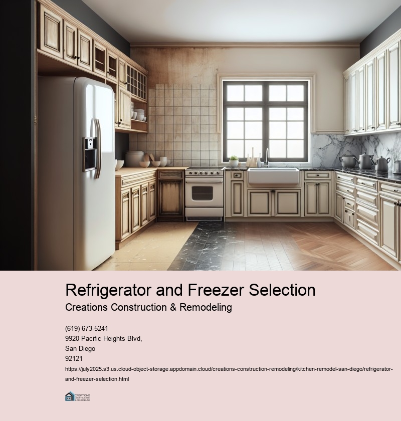 Refrigerator and Freezer Selection