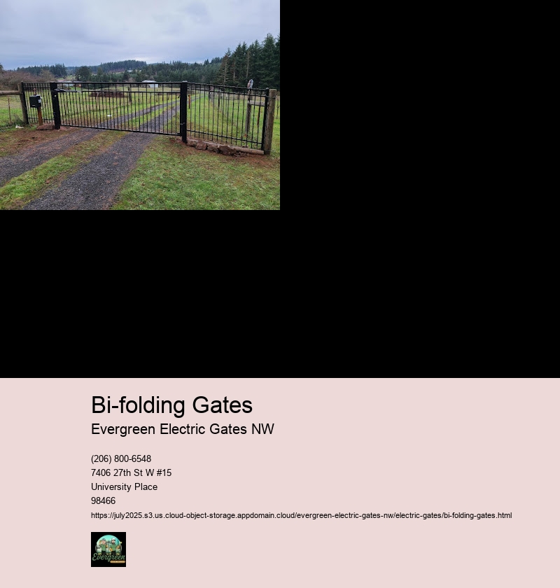 Bi-folding Gates