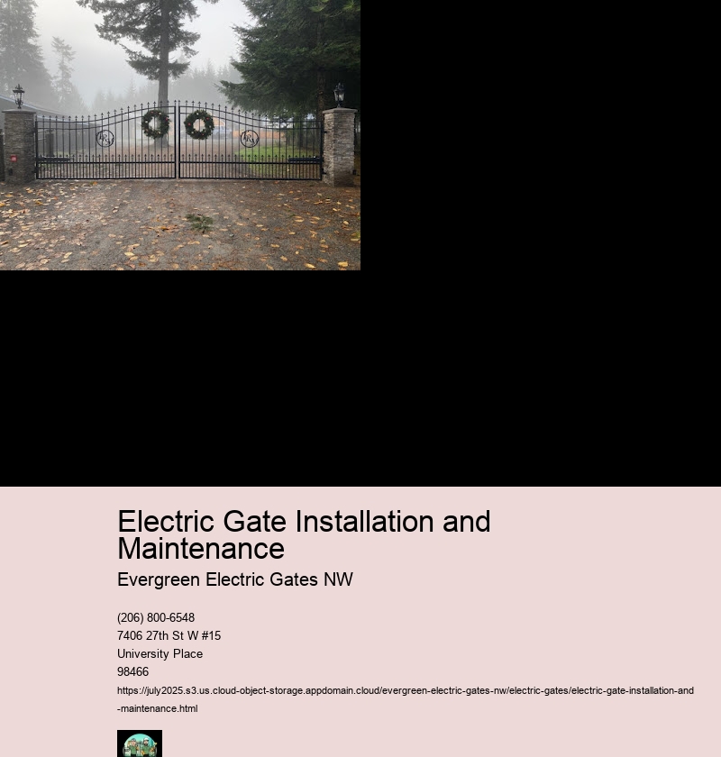 Electric Gate Installation and Maintenance