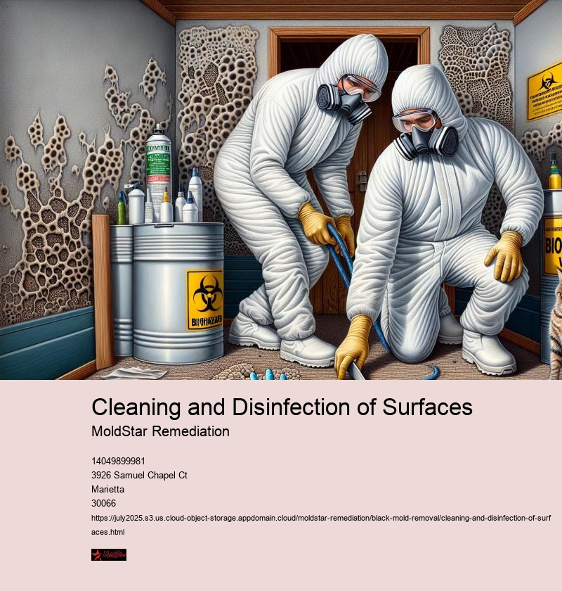 Specific Cleaning Procedures for Mold-Affected Surfaces