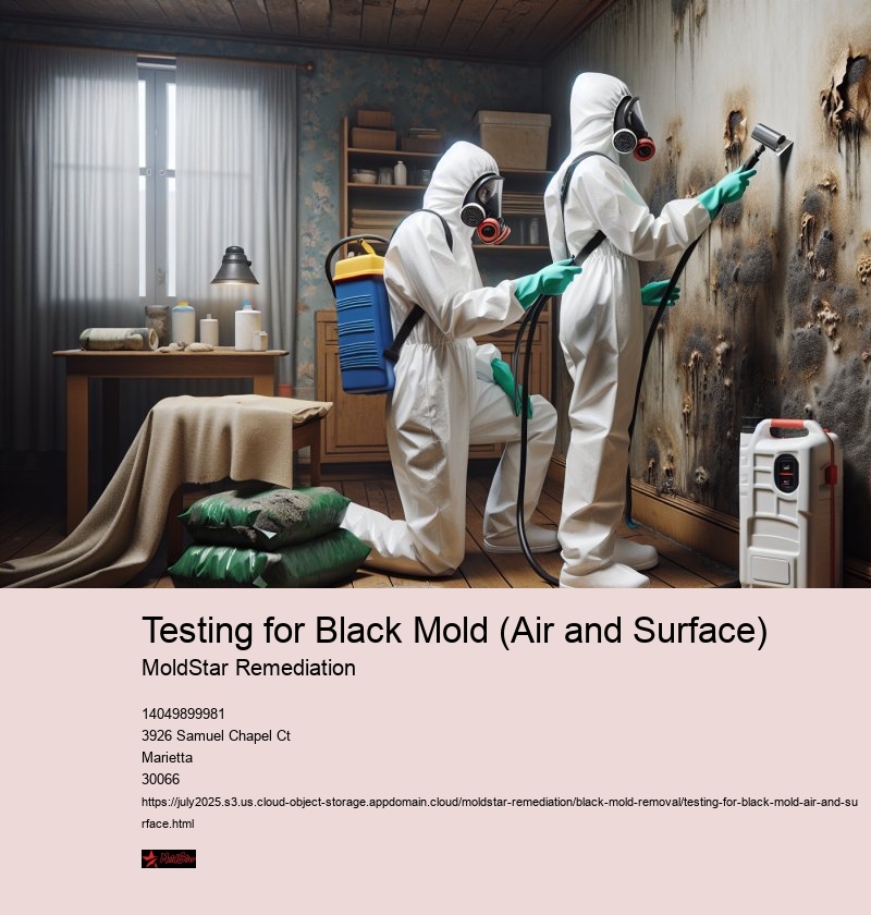 DIY Black Mold Testing Methods (Air and Surface)
